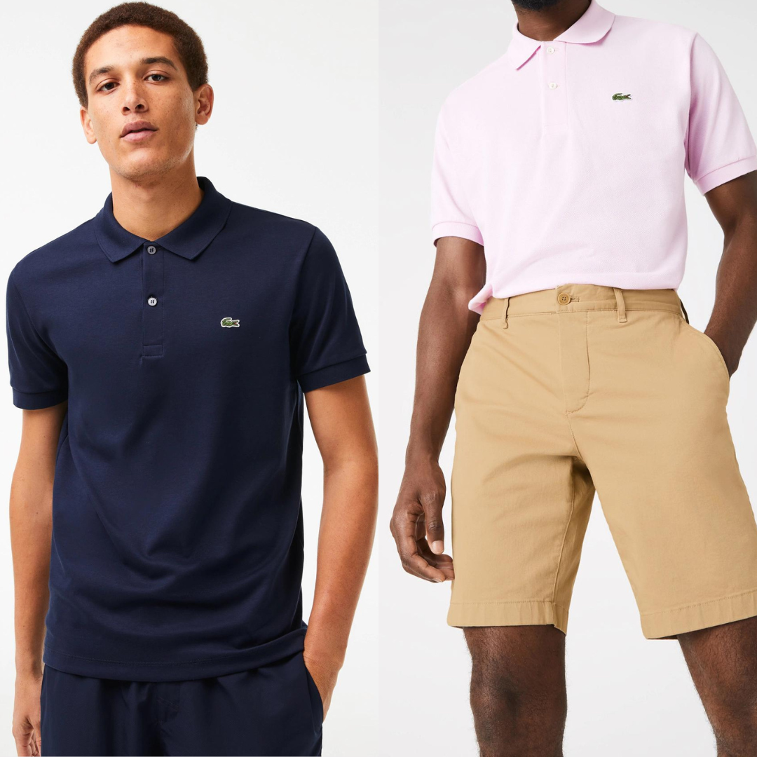 Lacoste Polo + Chino Shorts Set