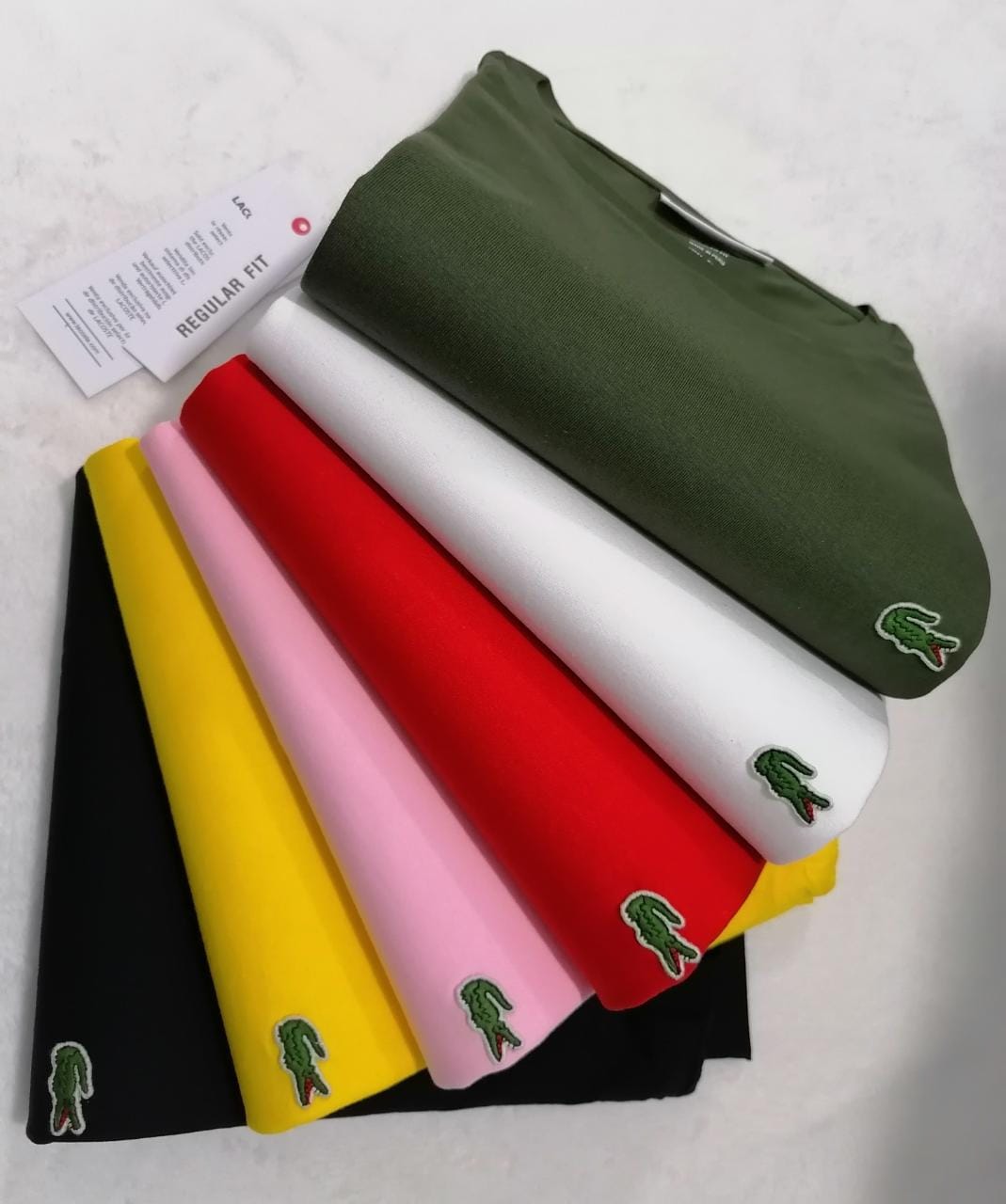 3-Pack Lacoste Jersey Polo Shirts (Pima Cotton)
