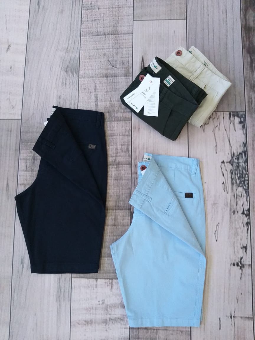 3-Pack Lacoste Classic Fit Chino Shorts